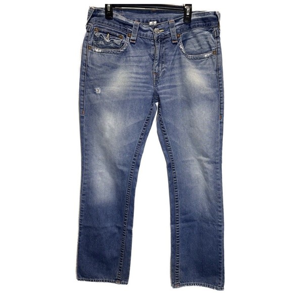 True Religion | Jeans | True Religion Straight Fit 0 Cotton Mens Blue ...